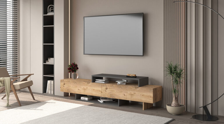 ТВ Комода Руби антрицит