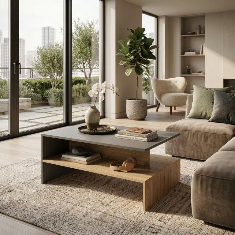 Клуб маса Тида антрицит/сонома