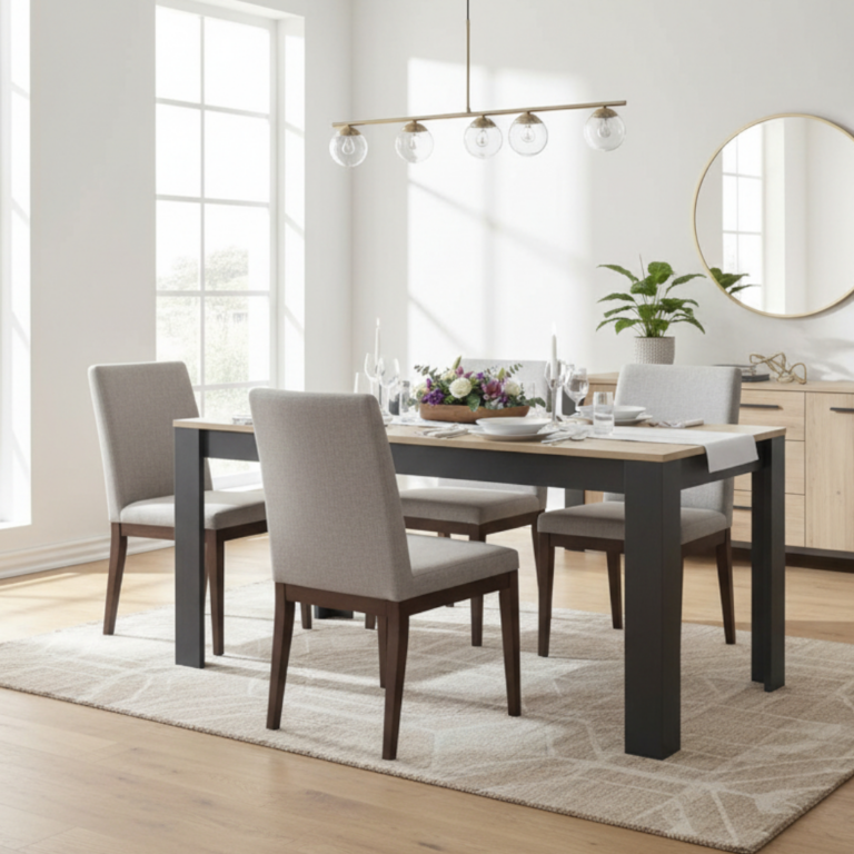 Трпезариска маса Дина антрицит