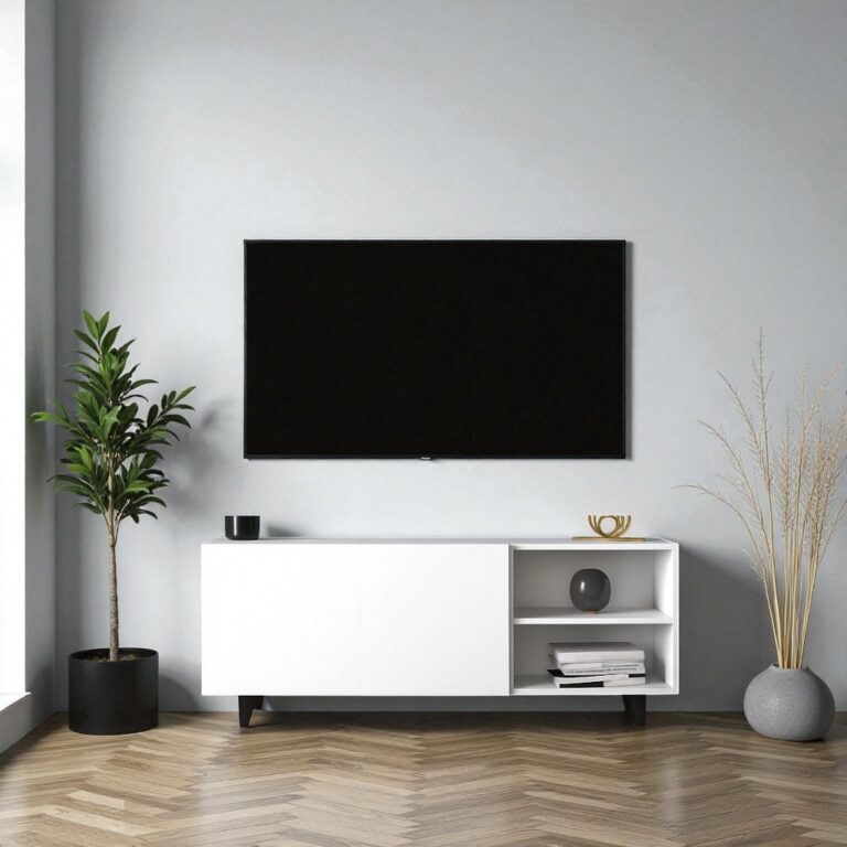 ТВ Комода Алдеа бела