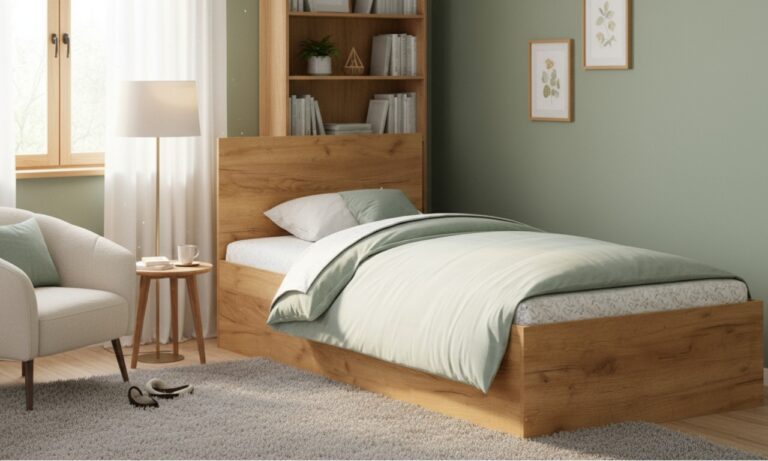 Кревет единечен Берек за душек 90/200