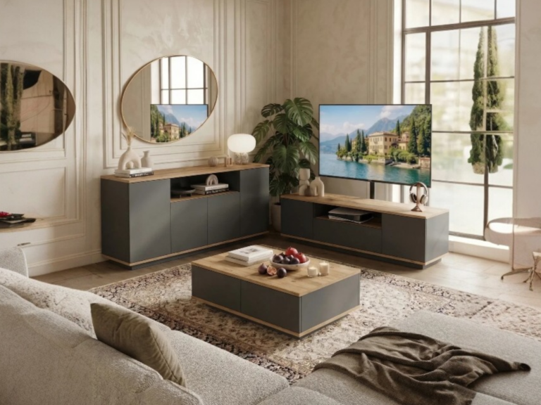 Сет за дневна соба Корал антрицит